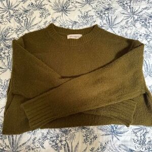 Philosophy Acrylic Olive Green Sweater